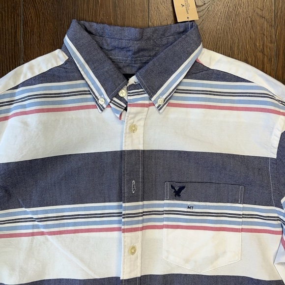 🆕 American Eagle classic fit buttondown SZ MT - Picture 3 of 3